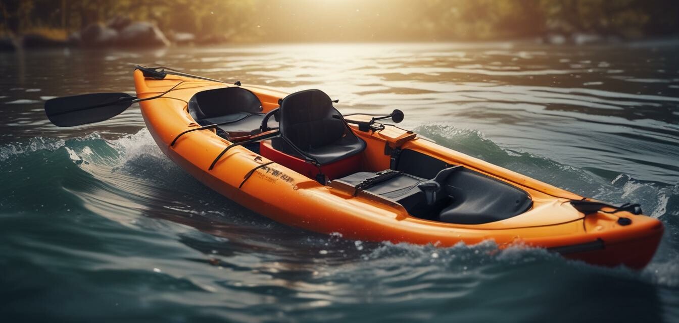 1 person kayak features