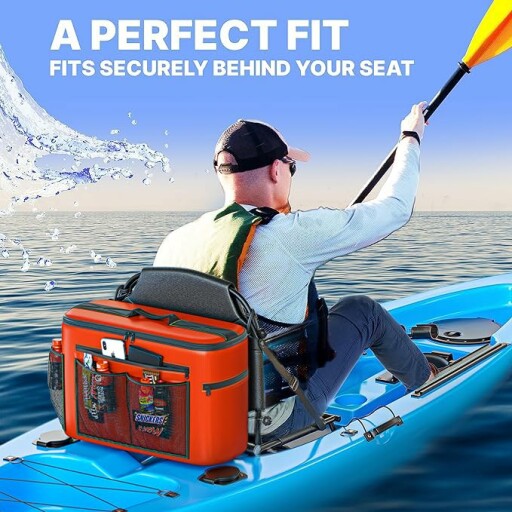 Skywin Kayak Cooler in action during a kayaking trip.