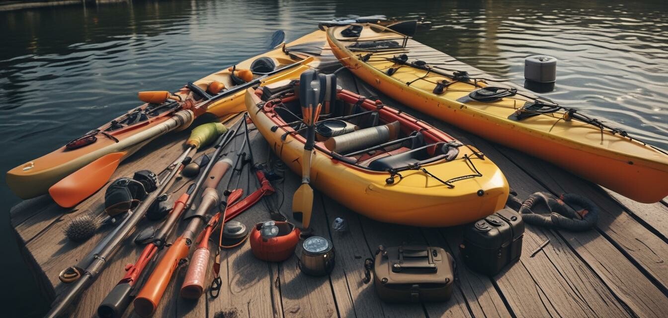 Fishing kayak accessories