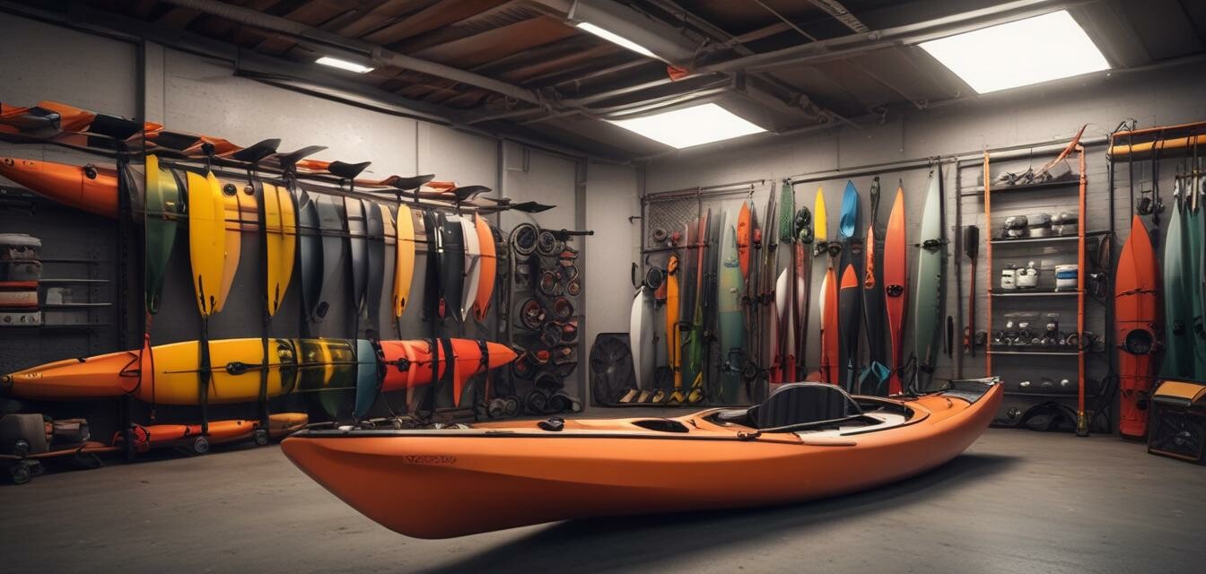 Touring kayak storage