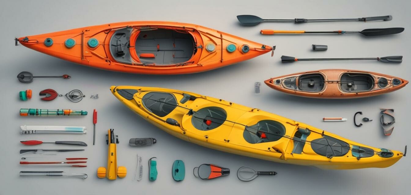 Modular kayak components