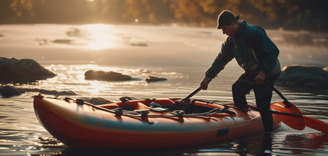 Recreational kayak maintenance